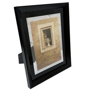 FETCO x Umbra Photo Frame for 5x7 Modern Black Clear Floating Style